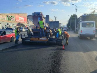 В Арсеньеве завершено асфальтирование улицы Островского