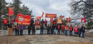 Коммунисты Арсеньевского местного отделения провели автопробег к памятникам 5