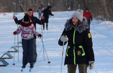Уроки физкультуры для арсеньевских школьников прошли на лыжных трассах