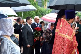 Церемония открытия мемориальной доски Николаю II состоялась в Уссурийске 1