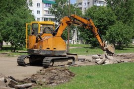 ​В Арсеньеве начались работы по благоустройству парка «Восток»
