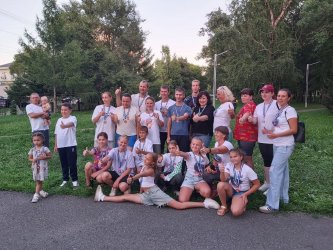 Спортивный фестиваль "Добрососедство" среди ТОС города Арсеньева прошёл в парке "Восток"