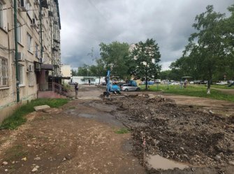 В Арсеньеве началось благоустройство дворов