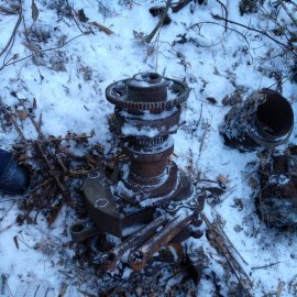 В районе города Арсеньева приморские поисковики обнаружили разбившийся бомбардировщик ДБ-3А 4