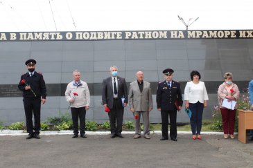 В Арсеньеве прошла церемония открытия мемориальной доски ветерану МВД 1