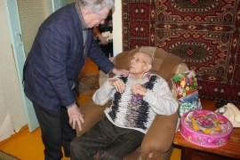 Арсеньевцу, ветерану Великой Отечественной войны Степану Ивановичу Борзенко, исполнилось 102 года
