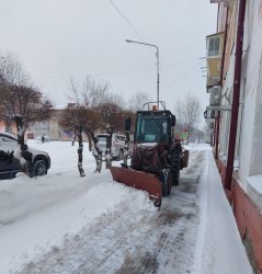 В Арсеньеве ночью, 22 января, начался сильный снег. Снежный циклон накрыл Приморье 0