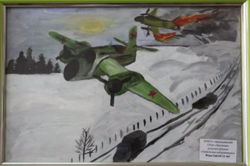 К 75-летию Победы - выставка детских рисунков 1