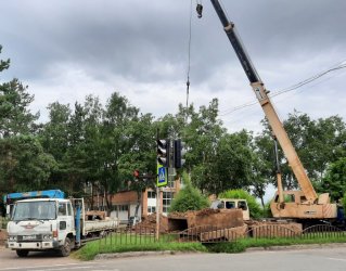 В Арсеньеве идет ремонт участка тепловой сети 0
