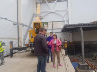 В Арсеньеве общественные наблюдатели посетили площадку, где идет реконструкция очистных сооружений 0