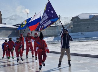 Арсеньев принял Эстафету Флага I Международных спортивных игр «Дети Приморья»