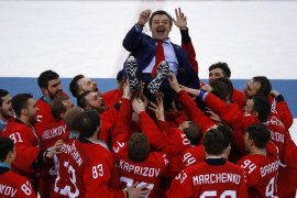 Россия победила Германию в хоккей