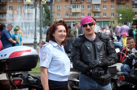 Открытие байкерского мотосезона 2017 в городе Арсеньев