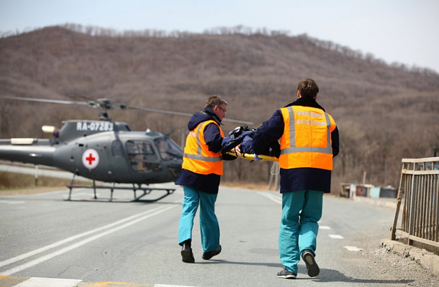 Санавиация транспортировала 13 тяжелобольных приморцев за первые 2 недели февраля