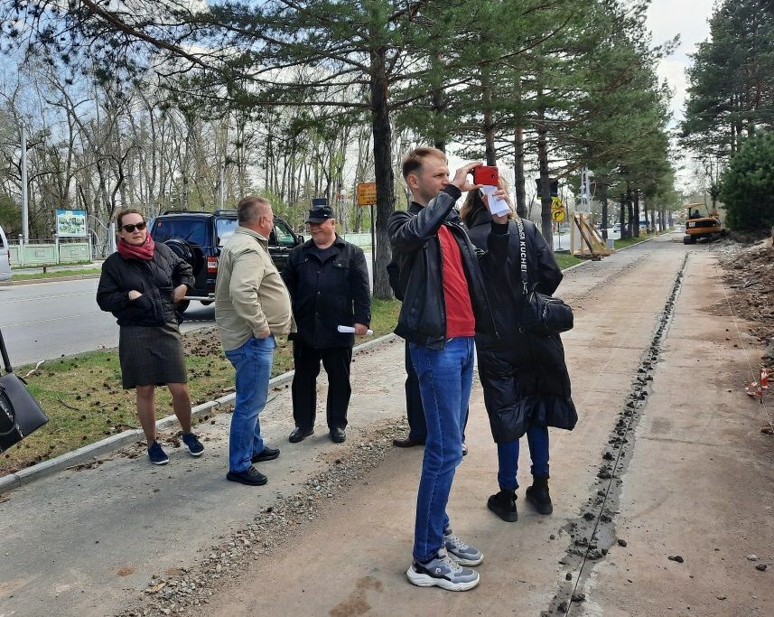 В Арсеньеве общественные наблюдатели приступили к мониторингу объектов в рамках нацпроектов