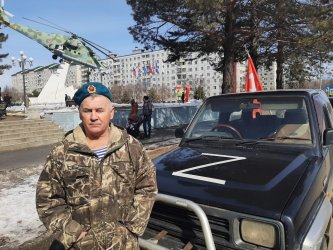 В Арсеньеве прошел автопробег в честь восьмой годовщины воссоединения Крыма с Россией 3