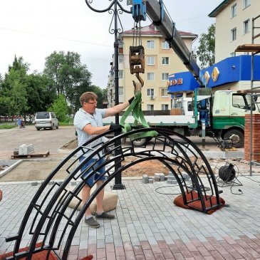 В Арсеньеве продолжается реконструкция аллеи Депутатов 1