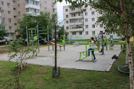 Новые спортивные площадки установлены в арсеньевских дворах по программе «1000 дворов Приморья» 1