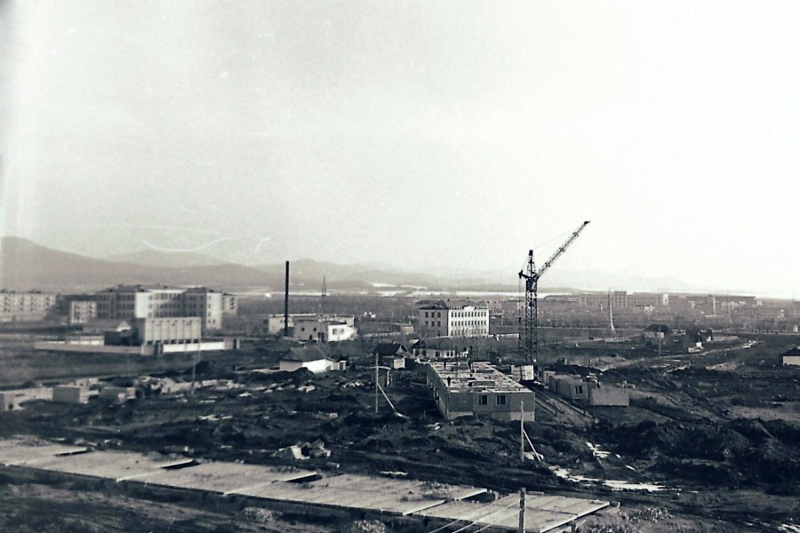 Арсеньев - вид на Горисполком. 1968 год
