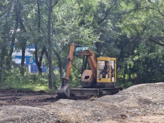 Благоустройство левого берега реки Дачной продолжается 0