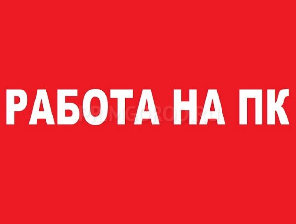 Работа на ПК - наборщик текстов на дому Работа на ПК - наборщик текстов на дому