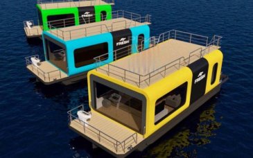 Плавучие дома становятся полноценным вариантом городского жилья