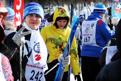 В поддержку Всероссийской массовой лыжной гонки «Лыжня России 2016»
