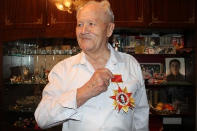 Участник Великой Отечественной войны Г.И. Чернота отметил 90-летий юбилей